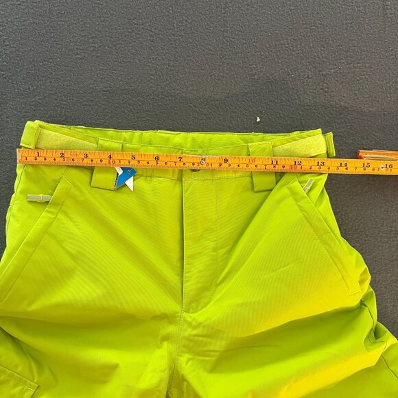 Columbia Bugaboo Youth Snow Pants M (10/12) Neon Green Omni-Tech Waterproof –NEW - Picture 11 of 13